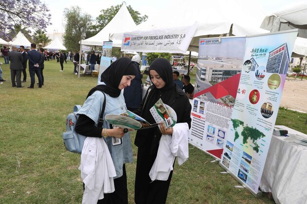 EGYPT-ISMAILIA-CHINA-RECRUITMENT FAIR-GRADUATES