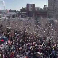 Thousands protest in Minneapolis against immigration crackdown