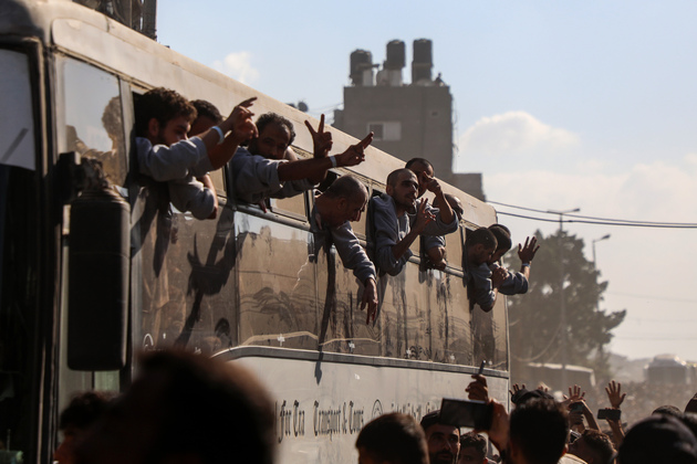 MIDEAST-GAZA-RELEASED PRISONERS