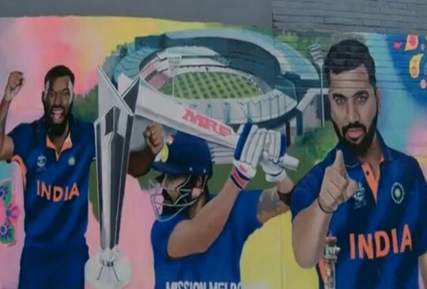 T20 WC: Cricket fans in Melbourne paint street mural to welcome Men in Blue ahead of high-octane IND-PAK clash