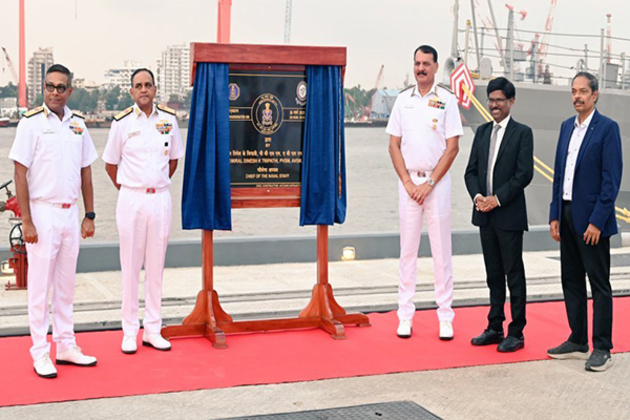 Chief of Naval Staff Admiral Dinesh K Tripathi inaugurates New North Jetty in Kochi