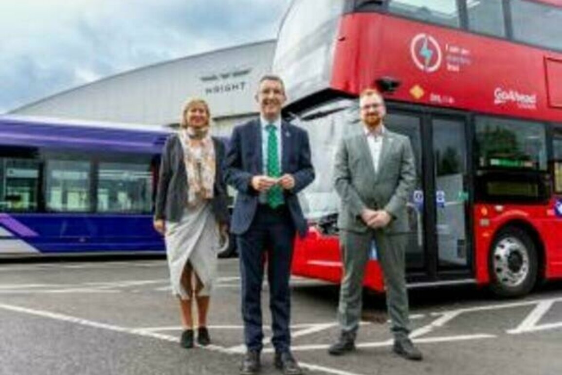 Minister Muir witnesses zero-emission innovation during Wrightbus visit