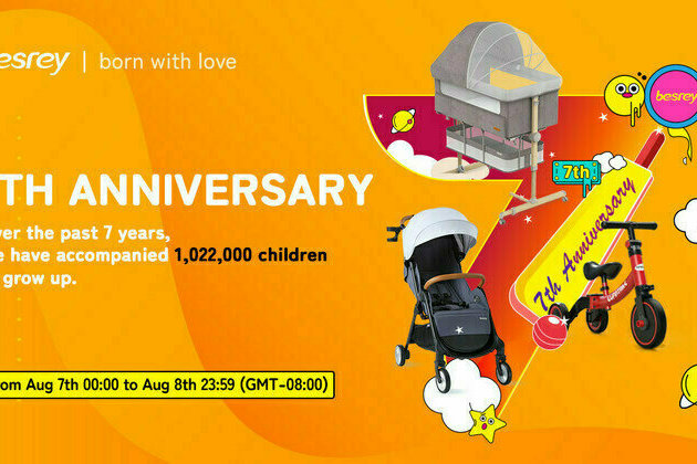 Besrey Celebrates Seventh Anniversary with Giveaways and Gifts for Parents