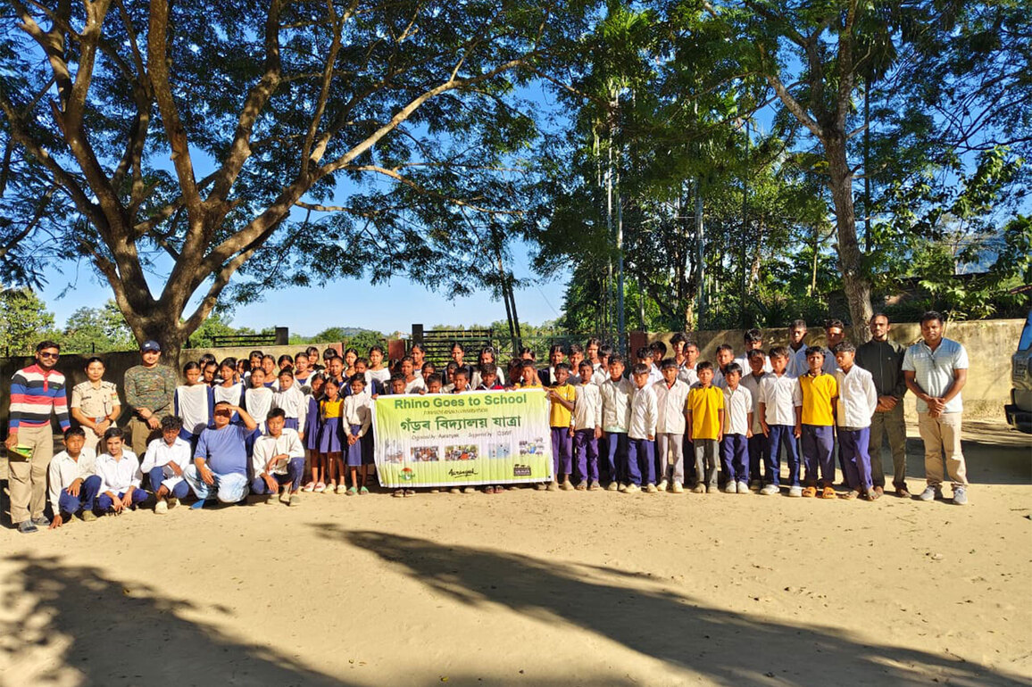 'Rhino Goes to School' ignites conservation spirit among students living near Kaziranga