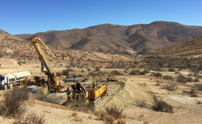  Drilling at the Cortadera deposit of Hot Chili's Costa Fuego in Chile