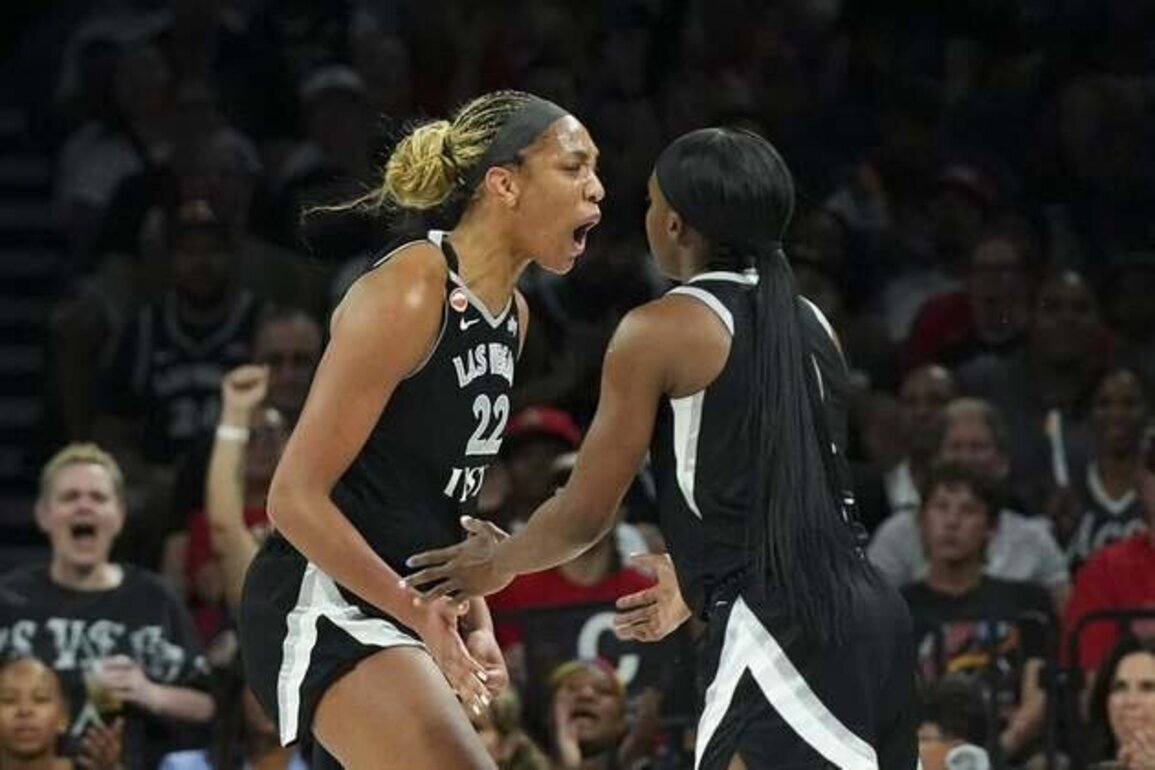 A'ja Wilson fastest to 6,000 points as Aces take down Storm