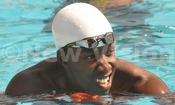 Tibatemwa sets new Ugandan 100m freestyle record Tibatemwa sets new Ugandan 100m freestyle record
