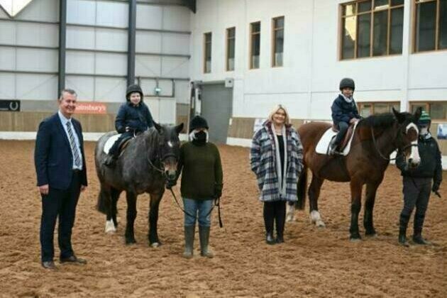 Minister Poots visits Riding for the Disabled Association centre in County Londonderry