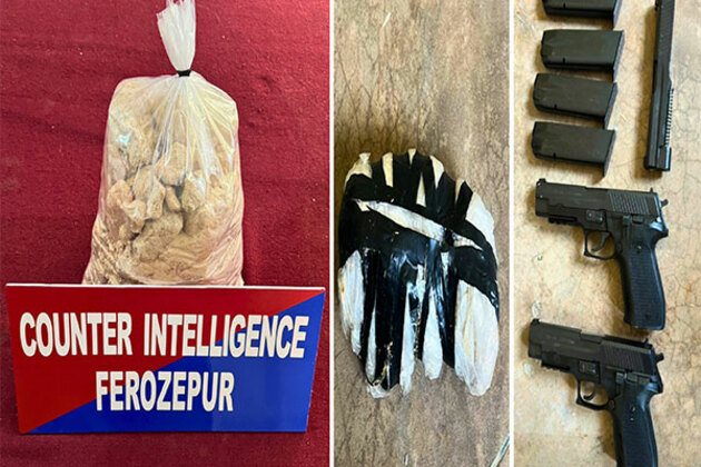 Punjab: Ferozepur police bust cross-border narco network, seize 5.465 kg heroin, arrest three