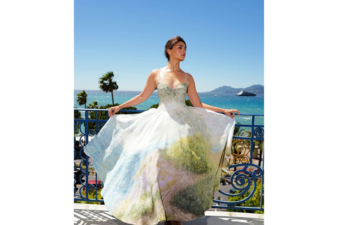 Alia Bhatt brings dreamy Riviera elegance to Cannes 2026 in hand-painted couture