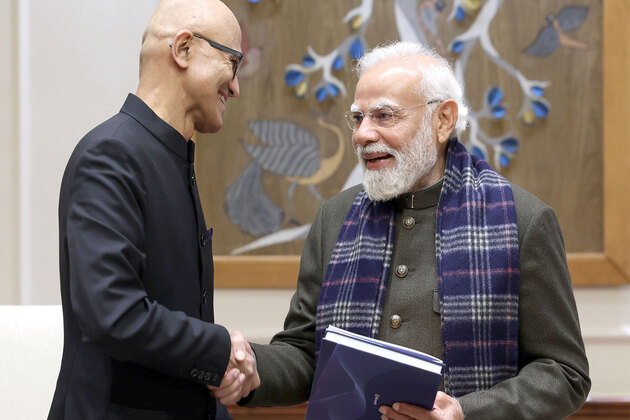 PM Modi welcomes Microsoft's USD 17.5 billion AI investment in India