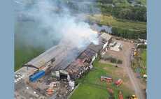 Firefighters respond to blaze at agricultural building in Preston