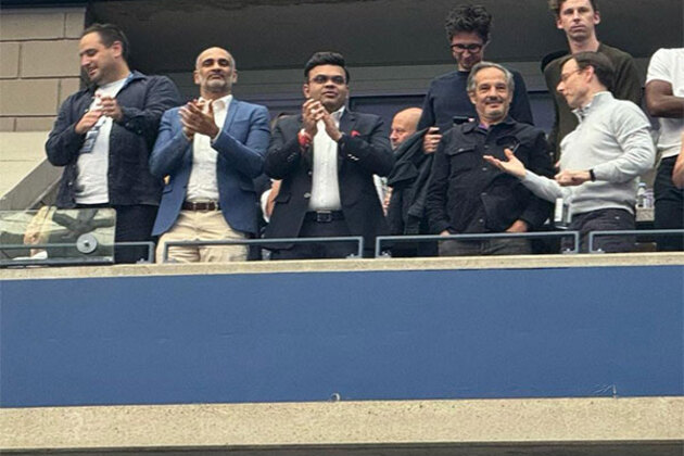 ICC Chair Jay Shah, CEO Sanjog Gupta marked their presence at US Open Final