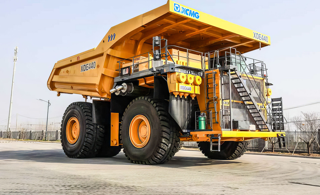 Mining equipment built by XCMG.