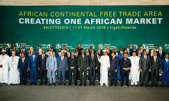 44 African nations sign pact establishing free trade area: AU 44 African nations sign pact establishing free trade area: AU