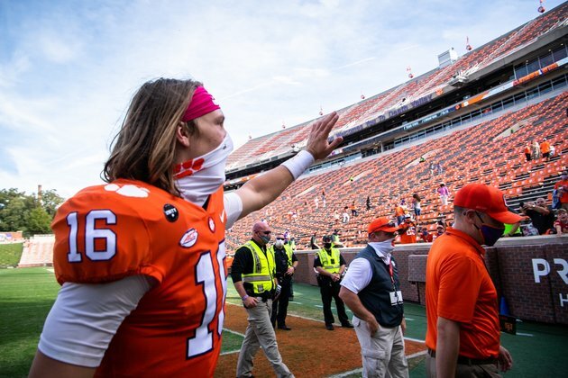 QB Lawrence positive for COVID-19, out for No. 1 Clemson