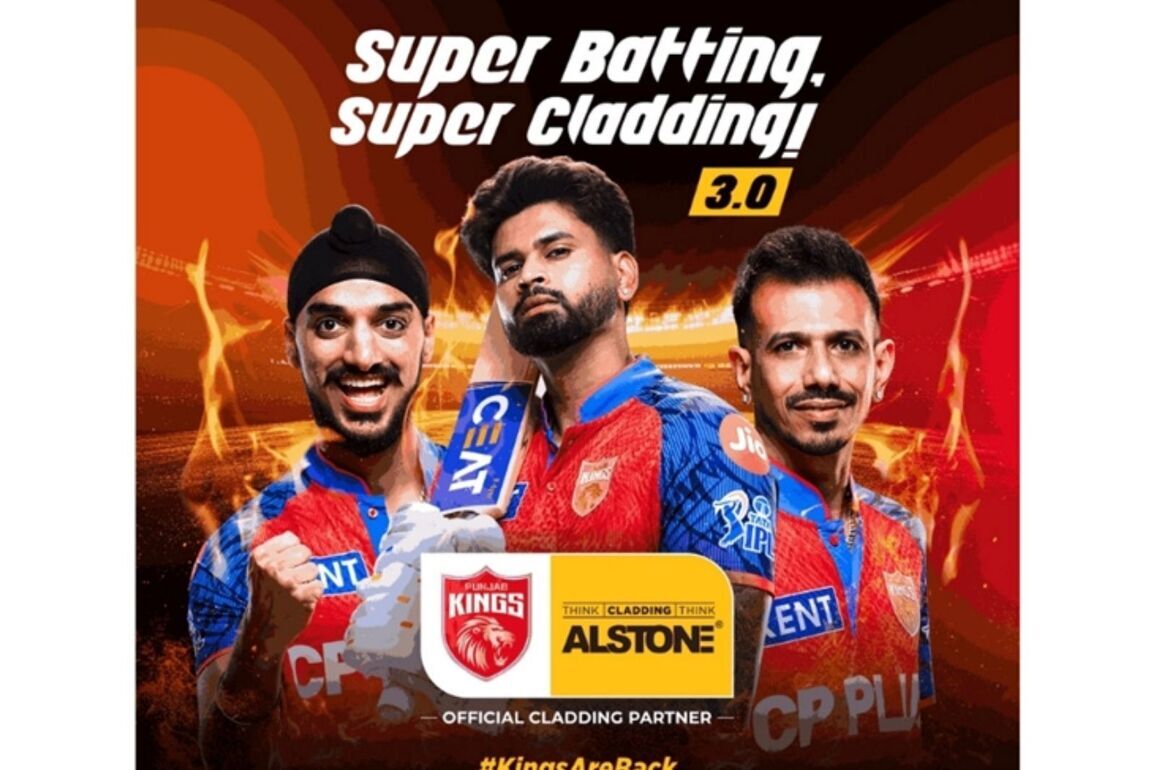 Alstone Strengthens Its National Presence with Punjab Kings as Official Cladding Partner for India's Premier T20 Cricket League 2026