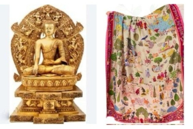 PM Modi gifts brass statue of Sarnath Buddha to Thailand's King, brocade silk shawl to Queen