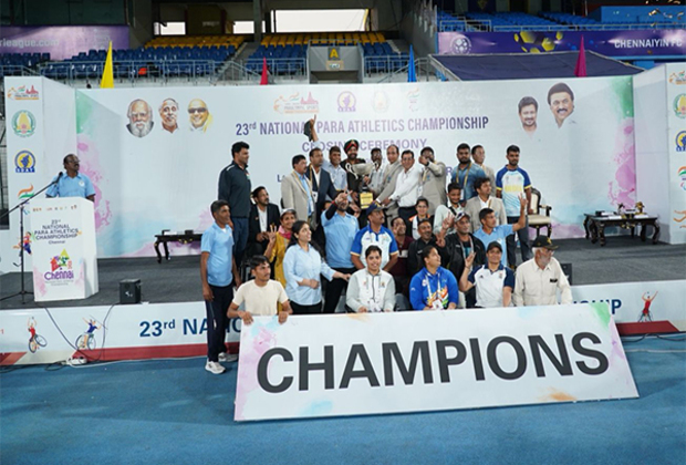 Haryana reigns supreme at 23rd National Paralympic Athletics Championship with 106 medals