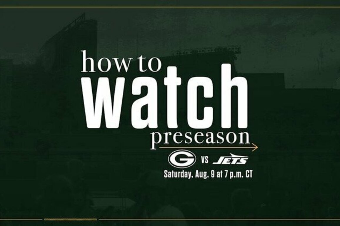 Packers vs. Jets | How to watch, stream & listen | Preseason Week 1