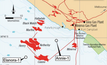 Otway basin offshore map