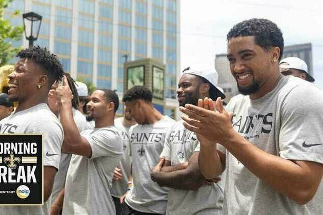 Morning Break: Saints rookies continue touring New Orleans
