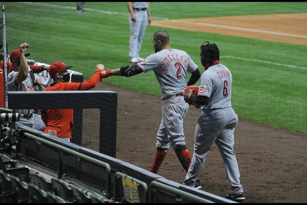 Reds find runs, win vs. Brewers, look for more