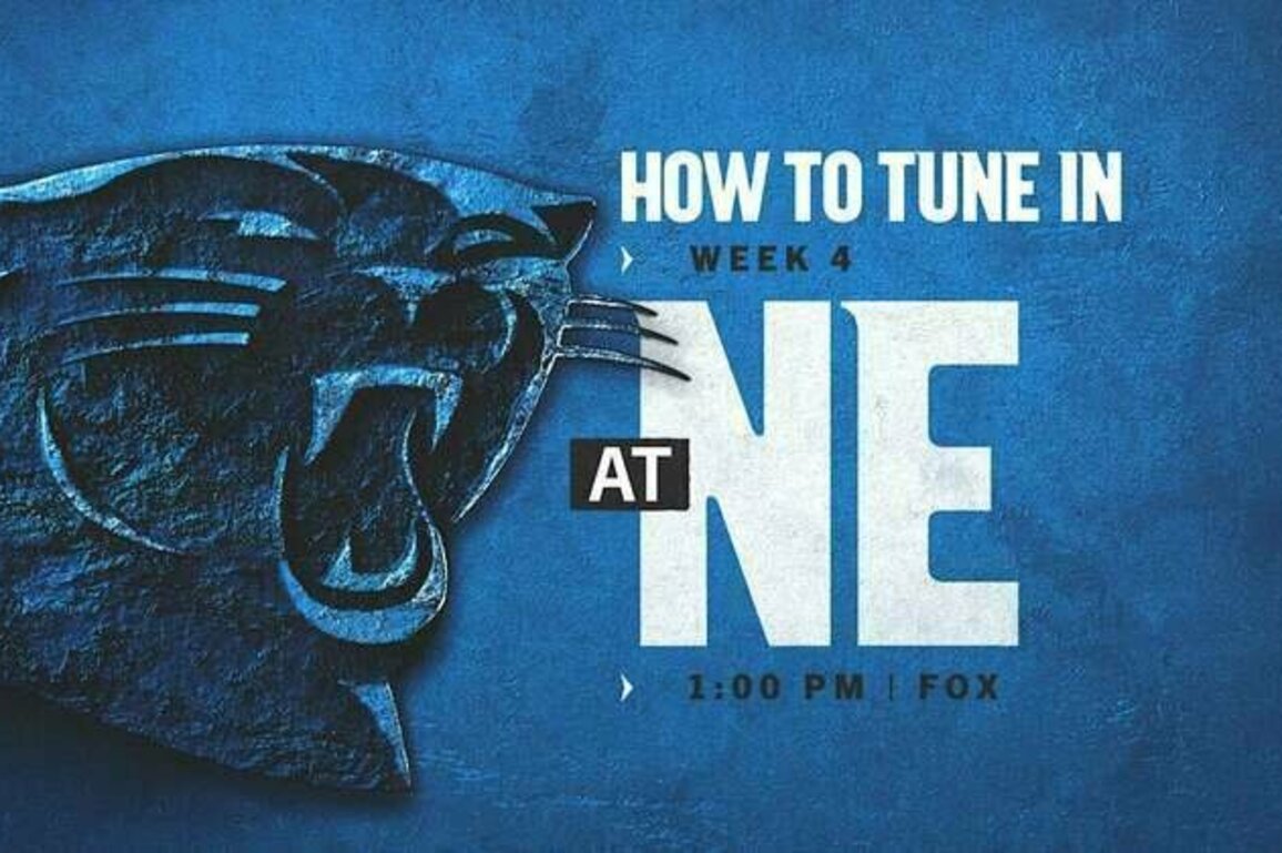 How to watch, listen and follow: Carolina at New England in Week 4