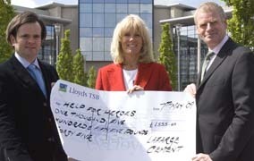 Lafarge executives saddle up to help heroes