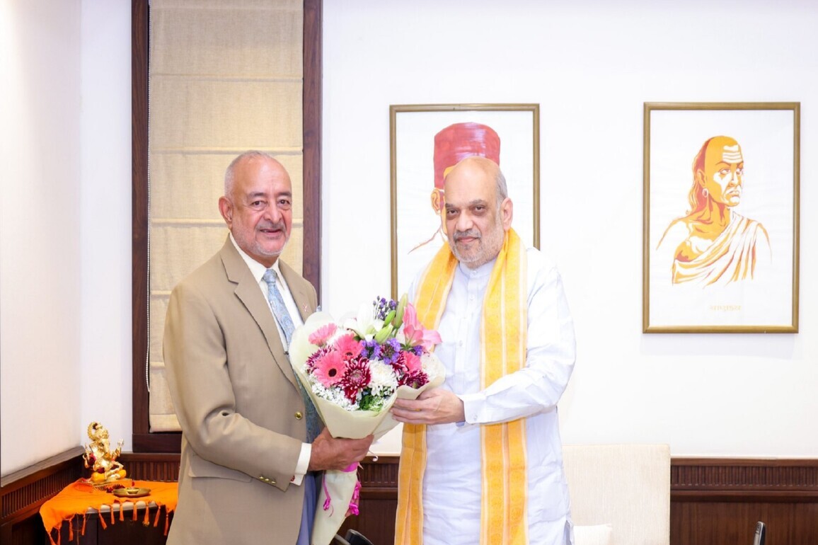 Delhi: Union Home Minister Amit Shah meets Andaman and Nicobar Islands LG