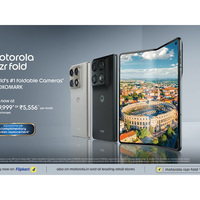 motorola razr fold with DXOMARK Gold camera, 6000mAh battery and 8.1" display goes on sale from Rs. 5,556*/month with moto buds 2 plus at Rs. 4,999*