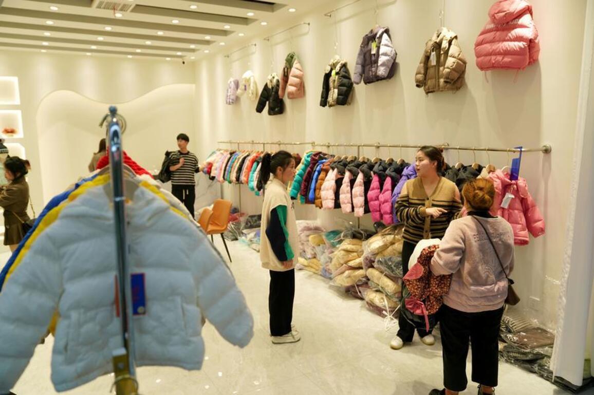 China's "down jacket capital" keeps world warm with design, quality push