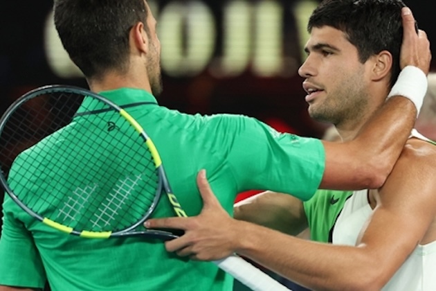 Alcaraz in historic win over Dkokovic in Melbourne