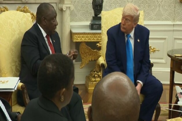 Trump confronts South African President Cyril with 'baseless' claims of white 'genocide'; Cyril pushes back