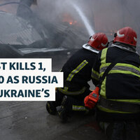 Kyiv Blast Kills At Least 2 As Russia Attacks Ukraine's Capital