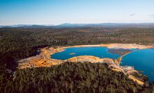 The Hellyer gold mine in northwest Tasmania.