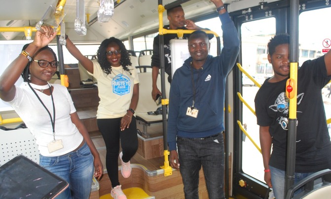 When we start riding the cool Kayoola buses When we start riding the cool Kayoola buses