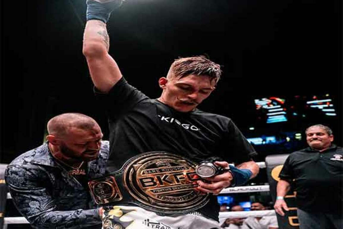King Kai Stewart defends World Featherweight Title at BKFC 72 powered by World League of Fighters