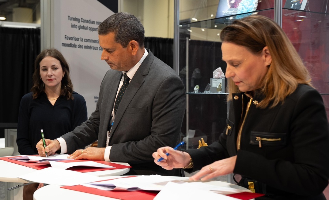 Acordo foi assinado durante a PDAC, em Toronto