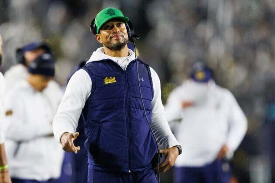 Notre Dame refutes claim of battery against Marcus Freeman