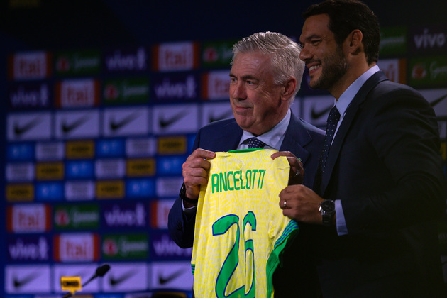 (SP)BRAZIL-RIO DE JANEIRO-FOOTBALL-CARLO ANCELOTTI-PRESS CONFERENCE