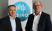 Gekko’s Group Manager, Innovation and Collaboration, Richard Goldberg (left) and Jonathan Law, Director, CSIRO Minerals