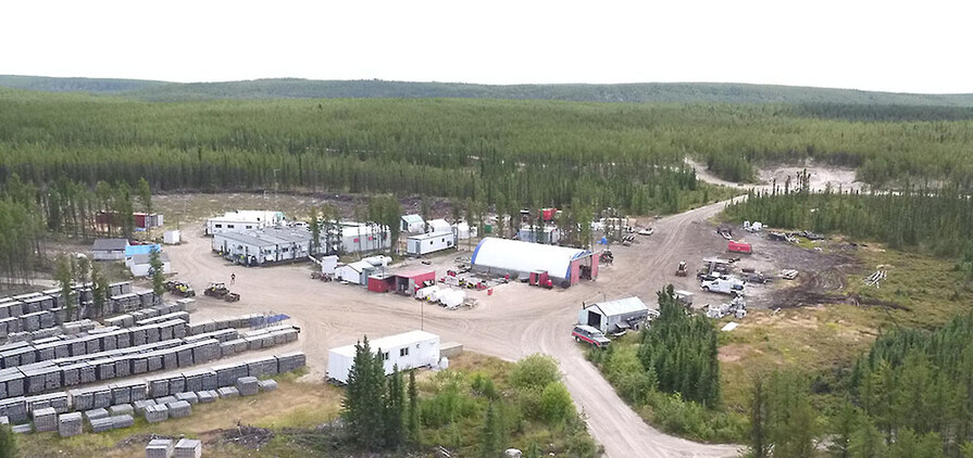 The Wheeler River camp in Saskatchewan, Canada