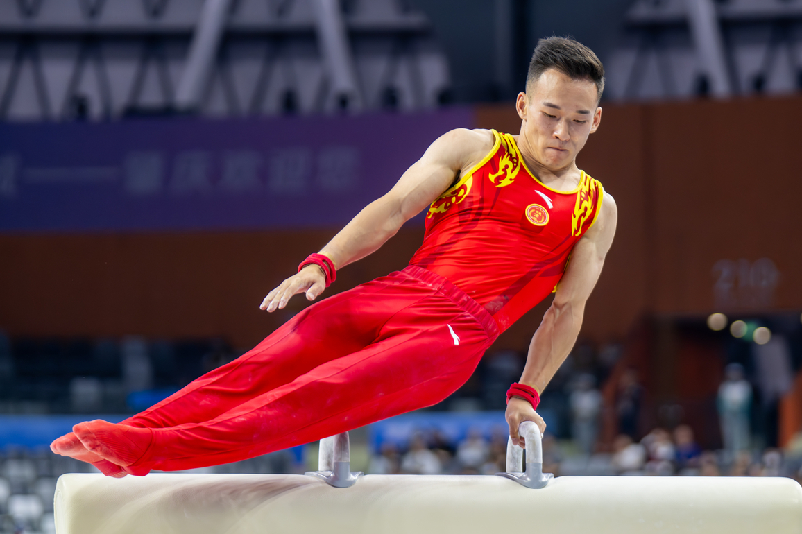 (SP)CHINA-15TH NATIONAL GAMES-ARTISTIC GYMNASTICS-MEN'S INDIVIDUAL ALL-AROUND-FINAL (CN)