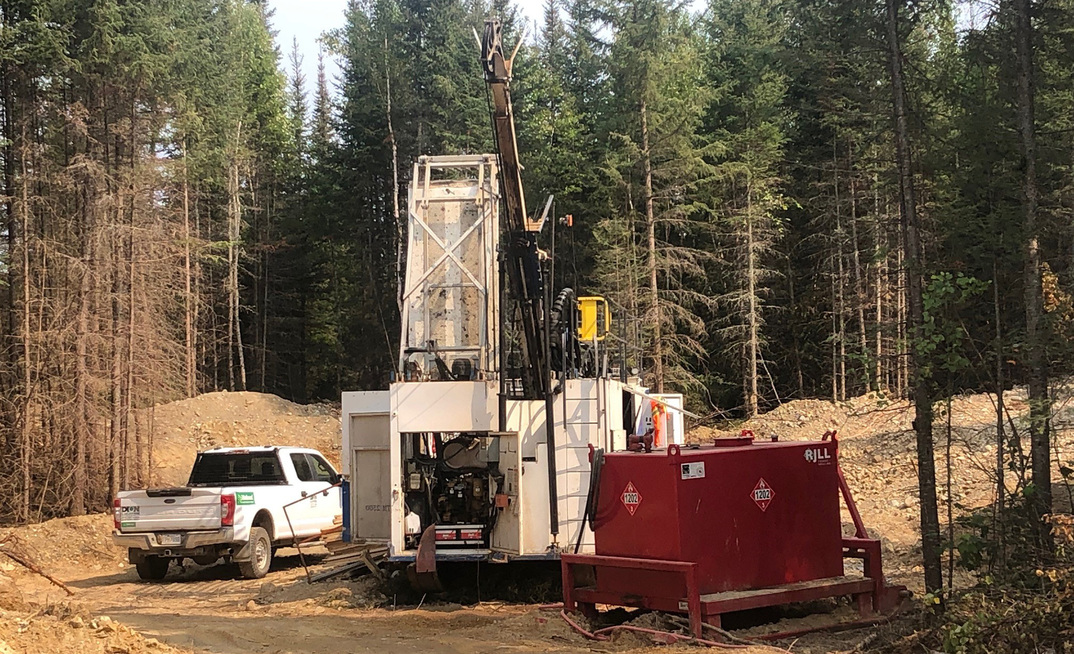 Diamond drilling at the Juby project in Ontario, Canada Credit