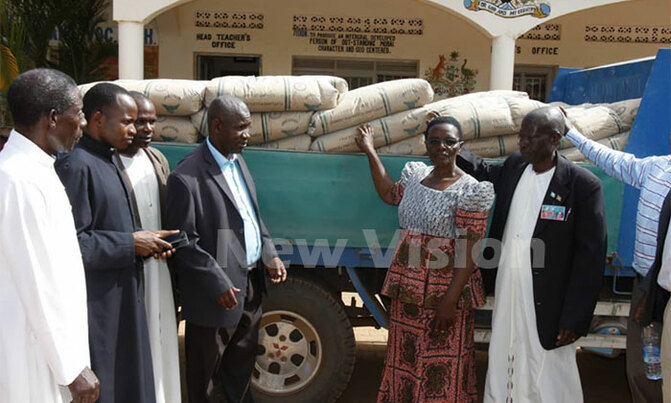 Rakai school fire: Kabaka donates items Rakai school fire: Kabaka donates items