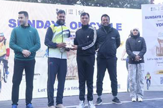Healthy body is foundation of strong leadership, says Mansukh Mandaviya during 56th Fit India Sundays on Cycle