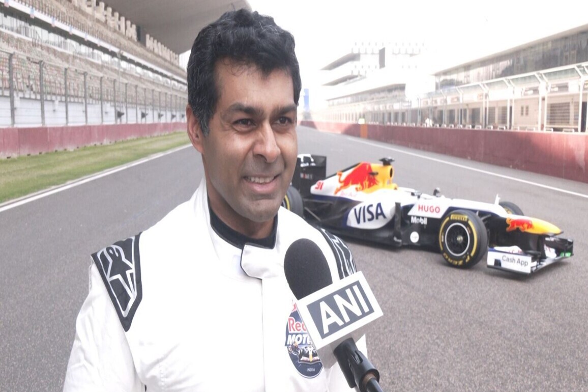 "Special day": Karun Chandhok after driving Sebastian Vettel's Red Bull R8 at Buddh International Circuit