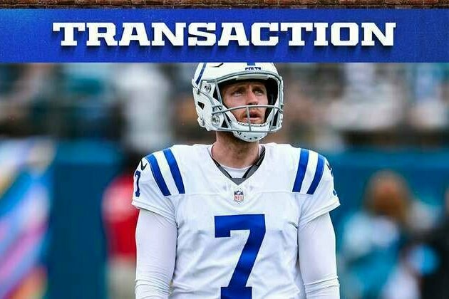 Colts release K Matt Gay