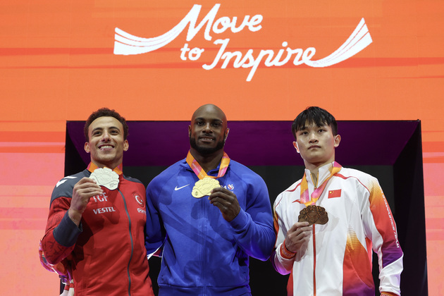 (SP)INDONESIA-JAKARTA-GYMNASTICS-WORLD CHAMPIONSHIPS-MEN'S RINGS